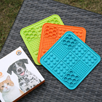 Tapis de léchage pour animaux domestiques (chats et chiens) en silicone de qualité alimentaire, grand format, sans BPA, certifié LFGB, pour l'alimentation lente, vente en gros personnalisée
