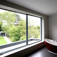 NFRC AS2047 CE Aluminium-Fenster und -Türen mit Thermischer Trennung Vertikale Schiebefenster Modernes Design Schalldicht Edelstahl-Fliegengitter Schlafzimmer