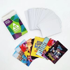 Nuevo producto, naipes personalizados sublimables, cartas de póquer con impresión de un solo lado, 54 cartas - Product Image 3