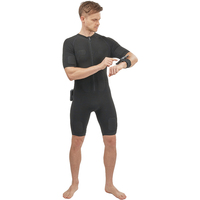 Veste et pantalon de yoga sportifs intelligents E-Motion avec design élégant en forme d'anneau, lampe torche LED et batterie rechargeable