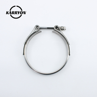 Nouvelle pince de serrage en V 3595763 pour boîtier de turbine de turbocompresseur, compatible avec le kit de réparation de turbocompresseur Cummins Holset