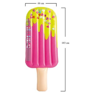 แพยางรูปไอศกรีม สีชมพูเหลือง ขนาด 183x66x20 ซม. สำหรับสระว่ายน้ำ - Product Image 3