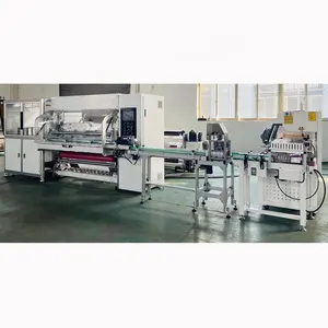 RTFQ-900M máquina totalmente automática de enrolamento de papel, slitting e reenrolagem para rolo de papel térmico, linha de produção