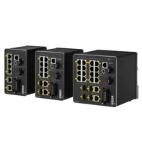 IE-2000-8TC-G-B IE2000 8FE+2GE Combo LAN Base Wide Temperature Switch Pemasangan Rel DIN
