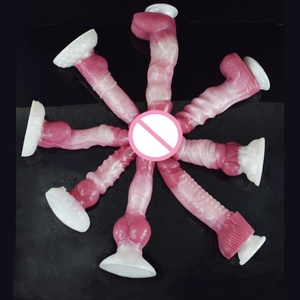FAAK Wholesale Strap on Dog <b>Dildos</b> Artificial Animal Penis Small Knot <b>Dildos</b> for Couple Sex Toy - Product Image 6