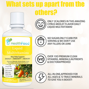 Best Selling Healthy Skin Support Liquid Drink Vitamins <b>Supplement</b> Enhance Antioxidant GMO Free Multivitamins Minerals - Product Image 5