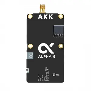 AKK 5.8GHz 80CH阿尔法8 8W VTX，适用于FPV视频发射机8W 5W 3W 1w功率可切换