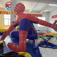 Promotion d'activités commerciales d'extérieur Personnage publicitaire Modèle gonflable Spiderman