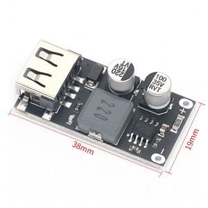 Nuevo Convertidor Reductor de Voltaje USB QC3.0 QC2.0 de 24V a Circuito de Carga Rápida, Módulo de Fuente de Alimentación - Product Image 4