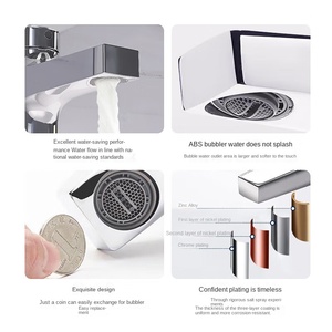 Grifo Monomando K-74013T de Diseño Moderno para Lavabo, Agua Fría y Caliente, Material de Latón, para Mueble de Baño o Inodoro - Product Image 3