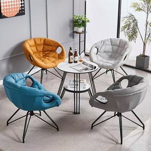 Chaise pivotante simple de luxe nordique, chaise de loisirs moderne et simple pour la maison - Product Image 4