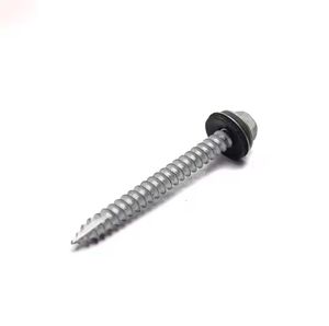 Boulons de toiture autoperceurs haute résistance avec protection <span class=keywords><strong>antirouille</strong></span> <span class=keywords><strong>Rust</strong></span>-<span class=keywords><strong>Oleum</strong></span>, acier inoxydable 304, filetage M6.3, longueur 170 mm - Product Image 5