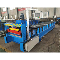 Machine de formage de rouleaux de tôle de toiture en métal ondulé