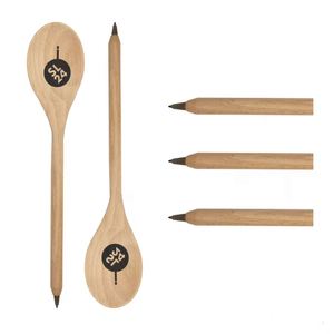 Supplier Creative Shaped Eco-friendly Spoon Pen 3D Wooden Ballpoint Pen Laser Engraving <b>Printing</b> Color for Advertising&Gift - Product Image 3
