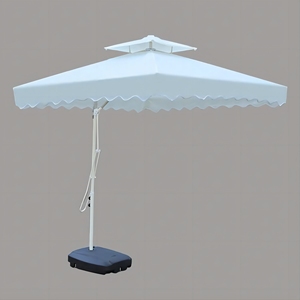 Paraguas de lona grande para trabajo al aire libre, sombrilla de alta calidad para Patios de jardín con luz Solar, Material de paracaídas, publicidad de mercado - Product Image 3