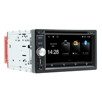 Sistema de Navegación GPS con Pantalla Táctil IPS de 6.2 Pulgadas, Radio FM, Bluetooth, Reproductor de DVD para Auto, Android Auto