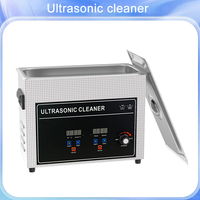 Nettoyeur à ultrasons portable 4,5 L pour pièces dentaires et de manucure, machine de nettoyage à ultrasons domestique pour bijoux avec réservoir d'eau