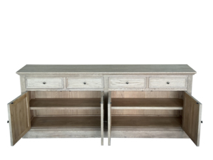 Tủ cạnh bàn làm bằng gỗ sồi nguyên khối, kiểu Pháp cổ điển, thủ công, thân thiện với môi trường, bền, dùng cho phòng khách, nhà bếp, mã SG309 - Product Image 5