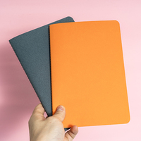 Carnet personnalisé A5 à couverture souple cousue, couleurs pastel, journal coloré pour l'école ou le bureau avec option d'impression de logo