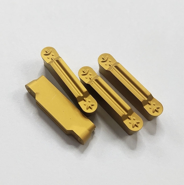 MRMN400-M Carbide Grooving Inserts for MGEHR/L Grooving Cut-Off Tool Holder, CVD Coating, 10pcs