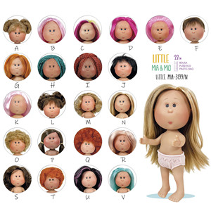 Little Mia & Mio Búp bê đồ lót búp bê thời trang dễ thương với phụ kiện đồ lót - Product Image 6