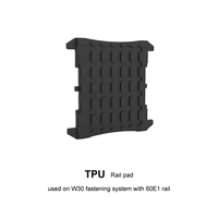 Componente de Amortiguación Aislante para Rieles TPU, para Sistema de Fijación W30 con Riel 60E1, EN 13481-2