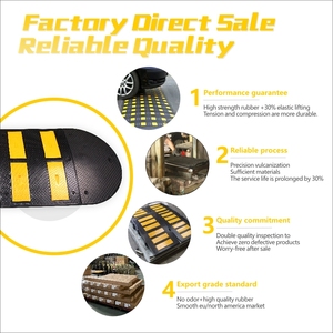 Резиновый лежачий полицейский/ограничитель скорости 500*900*50 мм для снижения скорости на дорогах - Product Image 4