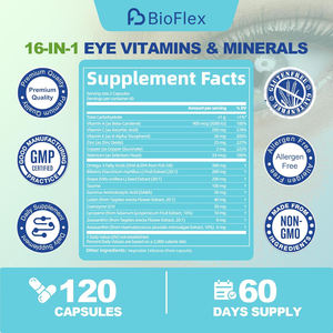 كبسولات بيو فليكس الأصلية 16 في 1 بتركيبة عشبية تحتوي على الزياكسانثين واللوتين ونبات التوت البري والفيتامينات والمعادن لدعم صحة العين والرؤية للبالغين - Product Image 6