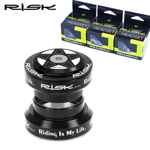Rischio DH-341 34mm tubo dritto cuscinetti in lega nera parti <span class=keywords><strong>di</strong></span> biciclette cuffie per bici da strada per Fixie e cambio fisso 106g - Product Image 3
