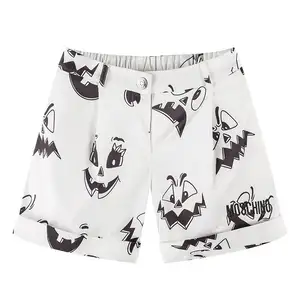 Op Maat Gemaakte Groothandel Hoge Kwaliteit Mode Leuke Meisjes Print Korte Broek Broek Voor Kinderen