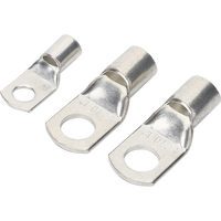 Cosses de câble en cuivre à rainures de qualité marine, extrémités de câble de batterie, cosses de câble robustes, œillets nus, bornes tubulaires, cosses de câble