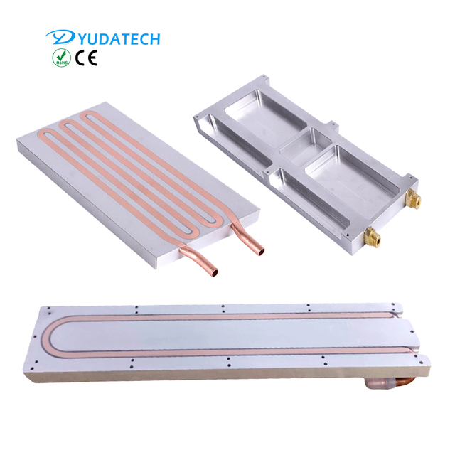 Custom Aluminum Inverter Cooling Liquid Cooled Plate IGBT Water Cooling Plate Machining Services