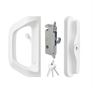 Ensemble de poignée de porte coulissante avec serrure à mortaise, remplacement de poignée de porte patio robuste - Product Image 1