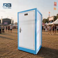 Toilettes mobiles compactes, WC portable d'extérieur, cabine de douche, salle de bain miniature tout-en-un, salle de bain préfabriquée en conteneur