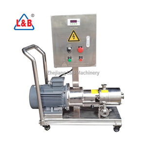 <span class=keywords><strong>Pompa</strong></span> Emulsionante a Tre Stadi ad Alto Taglio Mobile su Carrello con Ruote, Omogeneizzatore Portatile in Linea - Product Image 1