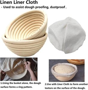 Cesta de mimbre europea para hornear pan / Cestas de almacenamiento naturales tejidas con cuerda de mimbre 2026 - Product Image 5