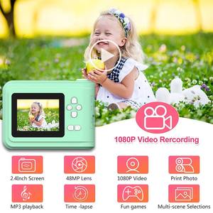 Appareil photo instantané Feitenn pour enfants, best-seller, pour filles, haute résolution, impression sans fil, capteur MOS, écran 2,4 pouces, vidéo HD, support MicroSD - Product Image 3