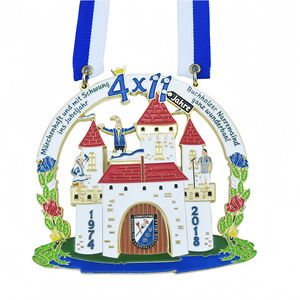 Deutsche Sonderanfertigung Saxophon Violine Musiker Musik Karneval Fiesta Medaille Auszeichnung für Florken und <span class=keywords><strong>Koster</strong></span> Münsterländer Originale - Product Image 3