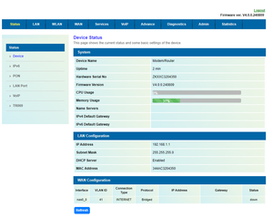 ZC-521X6R xpon ONU 4GE VoIP USB RTL AX3000 WiFi6ตาข่ายเราเตอร์ FTTH TR-069 omci แบบง่าย - Product Image 6