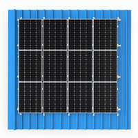 Système de montage de panneaux solaires CHIKO, pieds en L, système de montage de panneaux solaires sur toit, résistance au vent 60 m/s, kit PV, OEM personnalisé