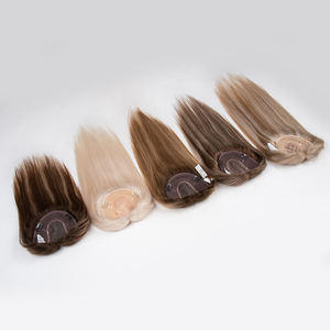 Envío Rápido, Topper de Cabello Humano Virgen Europeo 6*7 Mono Net, Cutícula Alineada, Base de Seda, Liso, en Stock - Product Image 5