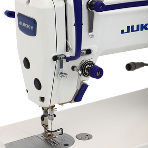 JK9807 High-Speed Lockstitch Industrial Sewing Machine Direct Drive Computerized Garments Leather JUKKY Dark Blue Color - Product Image 4