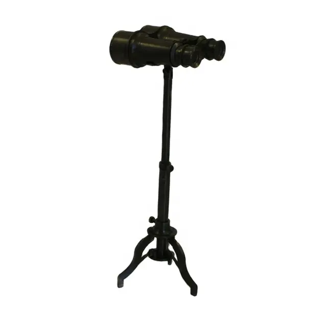 High Quality Brass Antique Black Binocular with Tripod Leaser Search Binocular and Zooming Telescope for Decoration