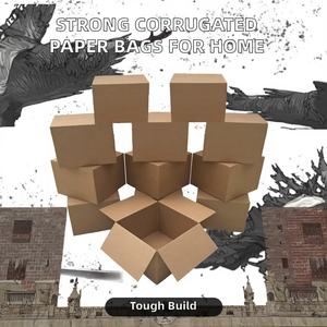 Cajas Rígidas Plegables Versátiles y Duraderas, Revestimiento de Cartón Corrugado Kraft, Laminación Brillante de Alta Resistencia, Grosor de 3 mm, Marca Zoyo de Alta Gama - Product Image 2