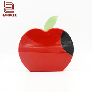 Borsa personalizzata del telefono cellulare della festa della pochette delle donne di sera dell'acrilico rosso della mela