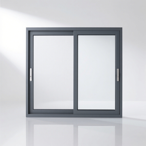 Fenêtre et portes en aluminium coulissantes en verre isolées insonorisées personnalisées pour des maisons - Product Image 1