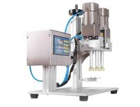 Machine de capsulage semi-automatique électrique pneumatique de table pour bouteilles cosmétiques/détergents – Équipement manuel
