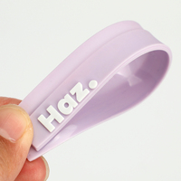 Patchs de cou en caoutchouc souple 3d personnalisés étiquette de logo étiquette de transfert de chaleur en silicone PVC vente en gros