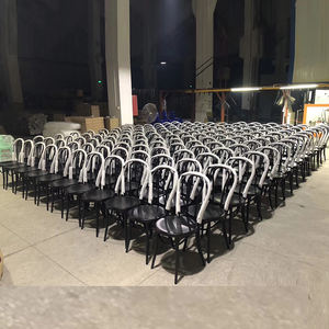 <span class=keywords><strong>เก้าอี้</strong></span>คาเฟ่สแต็คโลหะสีดำสไตล์วินเทจสำหรับงานแต่งงานห้องรับประทานอาหาร<span class=keywords><strong>ร้าน</strong></span>กาแฟ - Product Image 2