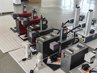 Machine de marquage laser MOPA 100W 60W JPT Raycus, machine de gravure laser